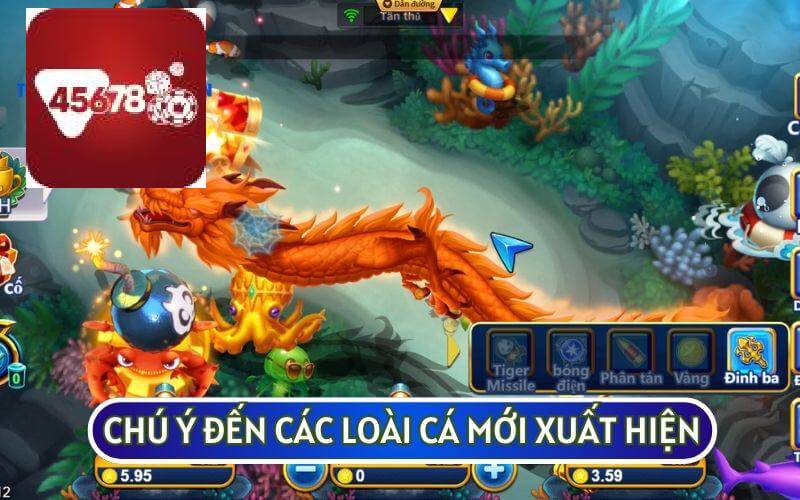 CÁC LOẠI CÁ TRONG BẮN CÁ ONLINE